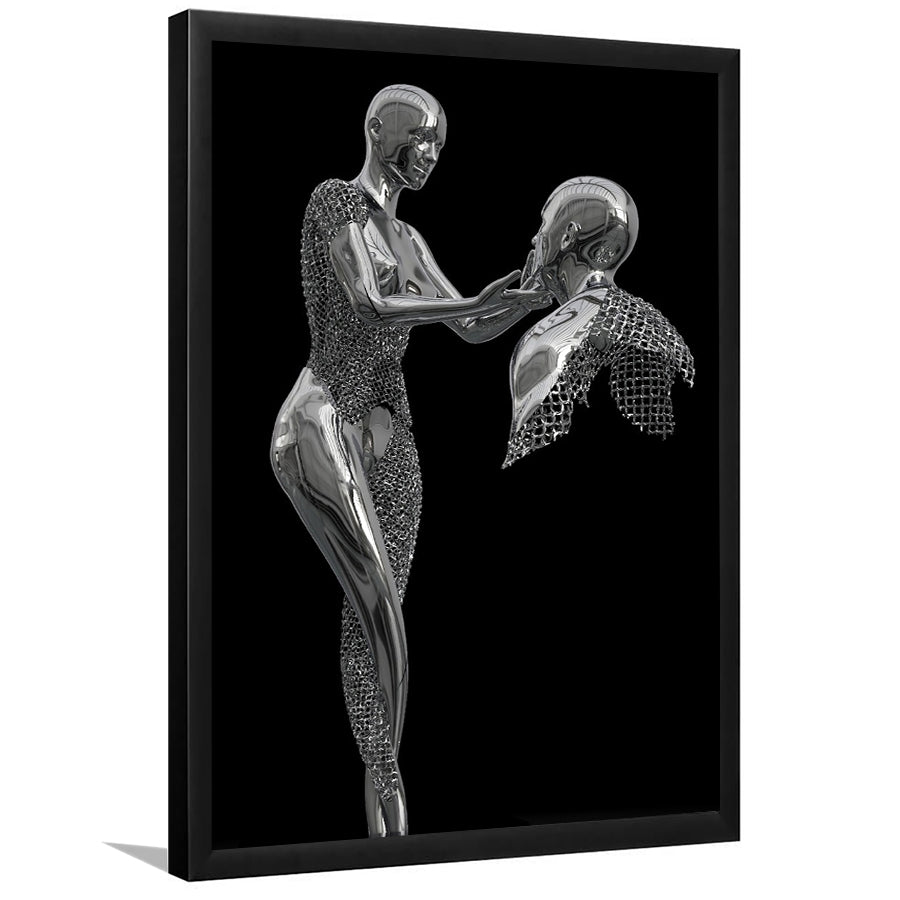 3D Effect Art Love Comes From The Heart Framed Art Prints Wall Decor - Painting Prints, Wall Art, Framed Picture, For Sale