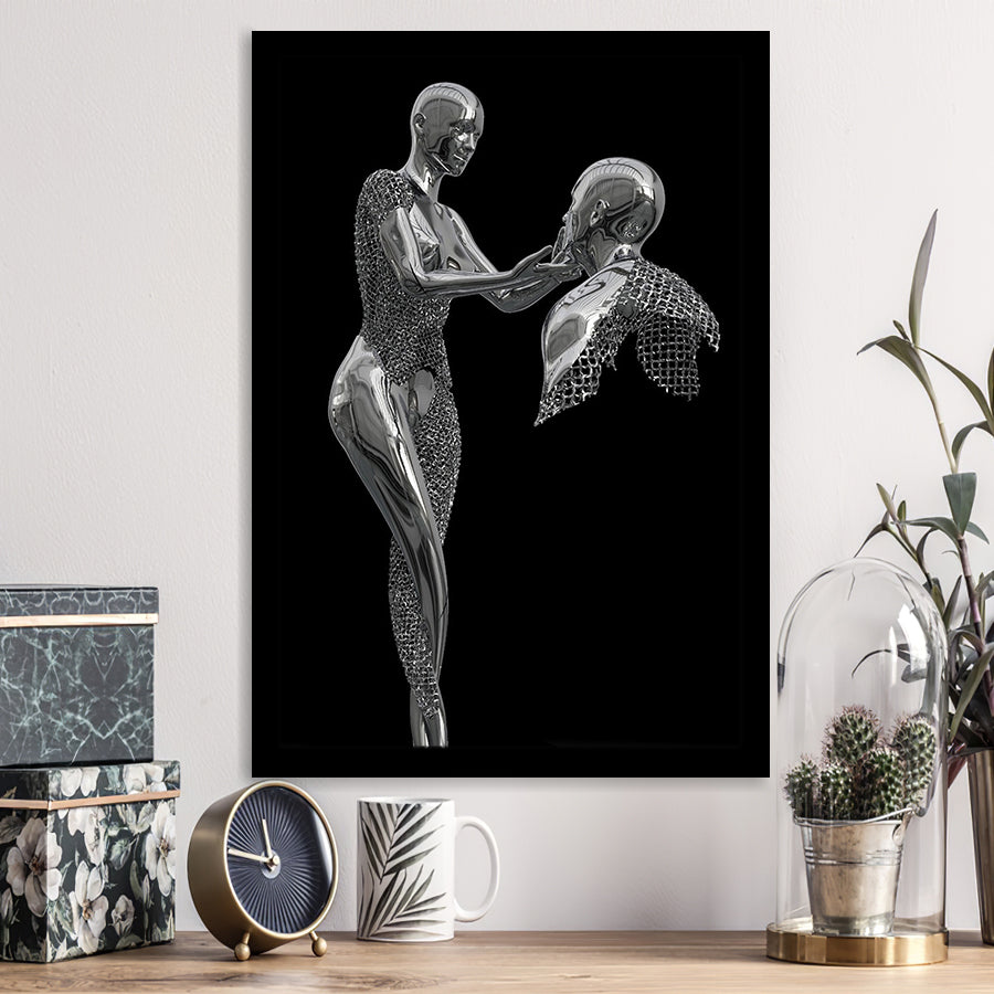 3D Effect Art Love Comes From The Heart Framed Art Prints Wall Decor - Painting Prints, Wall Art, Framed Picture, For Sale