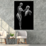 3D Effect Art Love Comes From The Heart Framed Canvas Prints Wall Art - Painting Canvas, Floating Frame, Painting Prints, For Sale