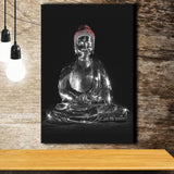 3D Effect Art Buddha Meditation Canvas Prints Wall Art - Painting Canvas, Home Wall Decor, Painting Prints, For Sale