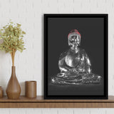 3D Effect Art Buddha Meditation Framed Canvas Prints Wall Art - Painting Canvas, Floating Frame, Painting Prints, For Sale