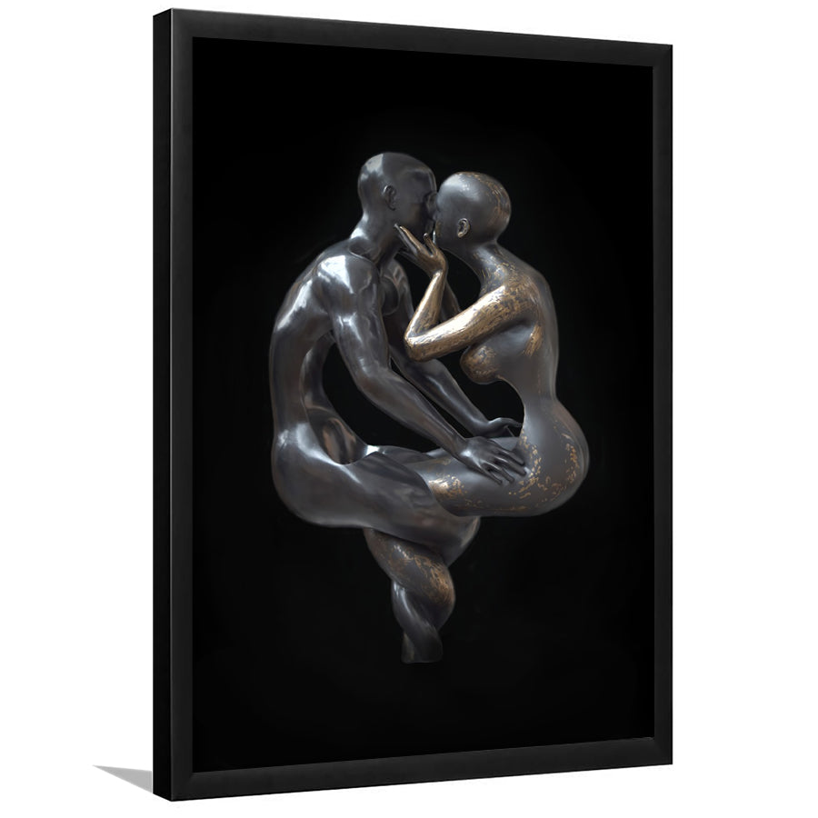 3D Effect Art Loyalty Bronze Framed Art Prints Wall Decor - Painting Prints, Wall Art, Framed Picture, For Sale