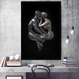 3D Effect Art Loyalty Bronze Framed Art Prints Wall Decor - Painting Prints, Wall Art, Framed Picture, For Sale