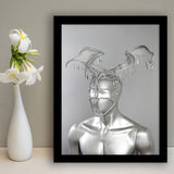 3D Effect Art Omar António Metal Head Framed Art Prints Wall Decor - Painting Prints, Wall Art, Framed Picture, For Sale