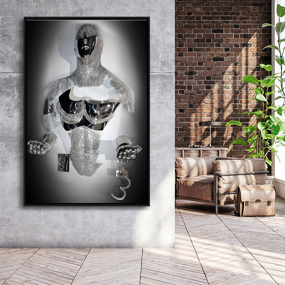 3D Effect Art Resurrection Framed Canvas Prints Wall Art - Painting Canvas, Floating Frame, Painting Prints, For Sale