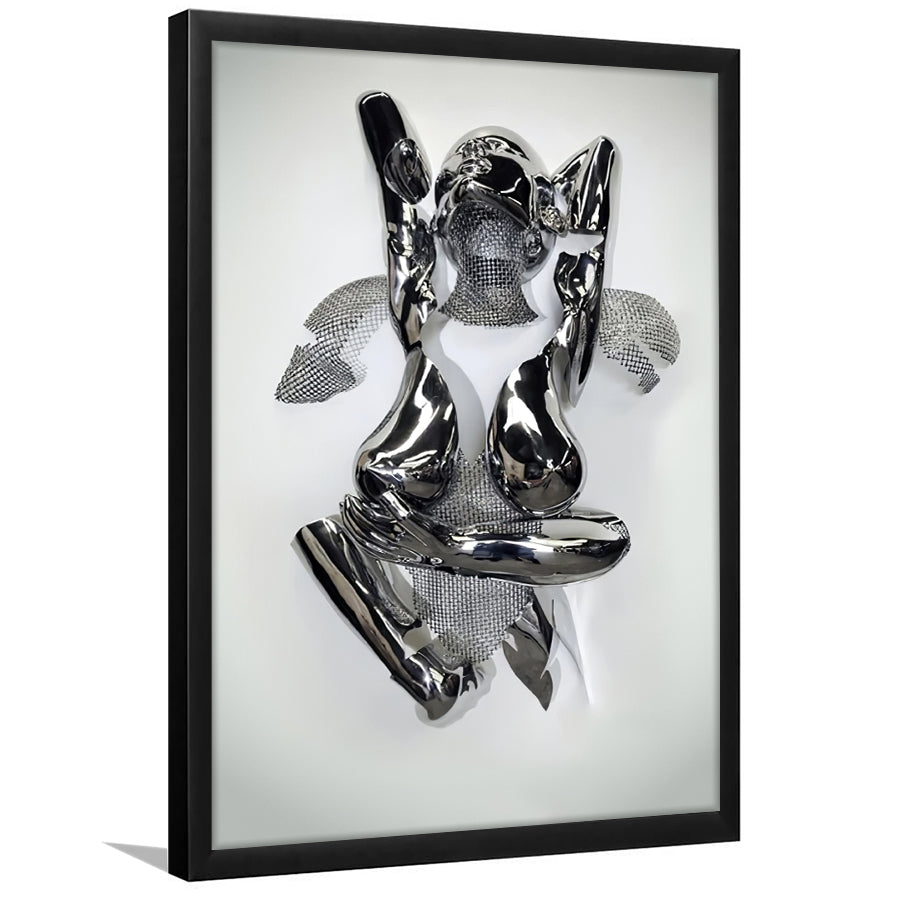 3D Effect Art Back Hug Love Framed Art Prints Wall Decor - Painting Prints, Wall Art, Framed Picture, For Sale