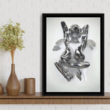 3D Effect Art Back Hug Love Framed Canvas Prints Wall Art - Painting Canvas, Floating Frame, Painting Prints, For Sale