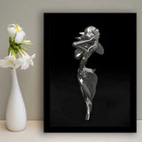3D Effect Art Hug Love Couple Black Framed Art Prints Wall Decor - Painting Prints, Wall Art, Framed Picture, For Sale