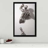 3D Effect Art Modern Man Frame Canvas Prints Wall Art - Painting Canvas, Framed Picture,Canvas Art, Wall Decor,Prints for Sale