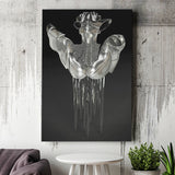 3D Effect Art Hides Pain And Melting Canvas Prints Wall Art - Painting Canvas, Home Wall Decor, Painting Prints, For Sale