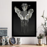 3D Effect Art Hides Pain And Melting Framed Art Prints Wall Decor - Painting Prints, Wall Art, Framed Picture, For Sale
