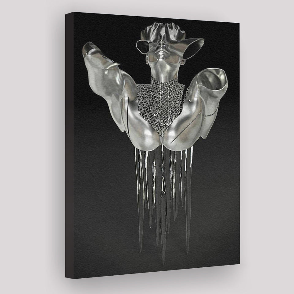 3D Effect Art Hides Pain And Melting Canvas Prints Wall Art - Painting Canvas, Home Wall Decor, Painting Prints, For Sale