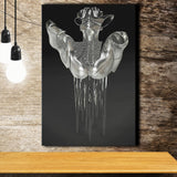 3D Effect Art Hides Pain And Melting Canvas Prints Wall Art - Painting Canvas, Home Wall Decor, Painting Prints, For Sale
