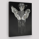 3D Effect Art Hides Pain And Melting Canvas Prints Wall Art - Painting Canvas, Home Wall Decor, Painting Prints, For Sale