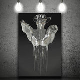 3D Effect Art Hides Pain And Melting Canvas Prints Wall Art - Painting Canvas, Home Wall Decor, Painting Prints, For Sale