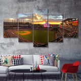 3 Best Daddys Home Images On Pholder Sunset At Coors Field  5 Pieces Canvas Prints Wall Art - Painting Canvas, Multi Panel, Home Wall Decor