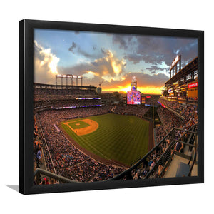 3 Best Daddys Home Images On Pholder Sunset At Coors Field Wall Art Print - Framed Prints, Painting Prints, Prints for Sale, Framed Art