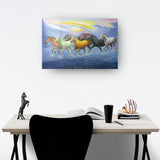 7 Good Luck Horses Rajmer Run Acrylic Print - Art Prints, Acrylic Wall Art, Acrylic Photo, Wall Decor