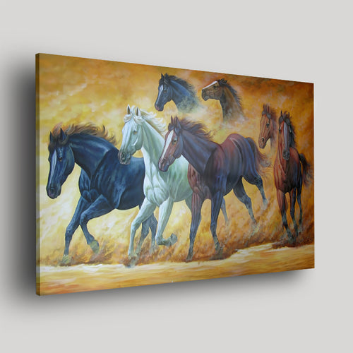 7 Good Luck Horses Rajmer Acrylic Print - Art Prints, Acrylic Wall Art, Acrylic Photo, Wall Decor