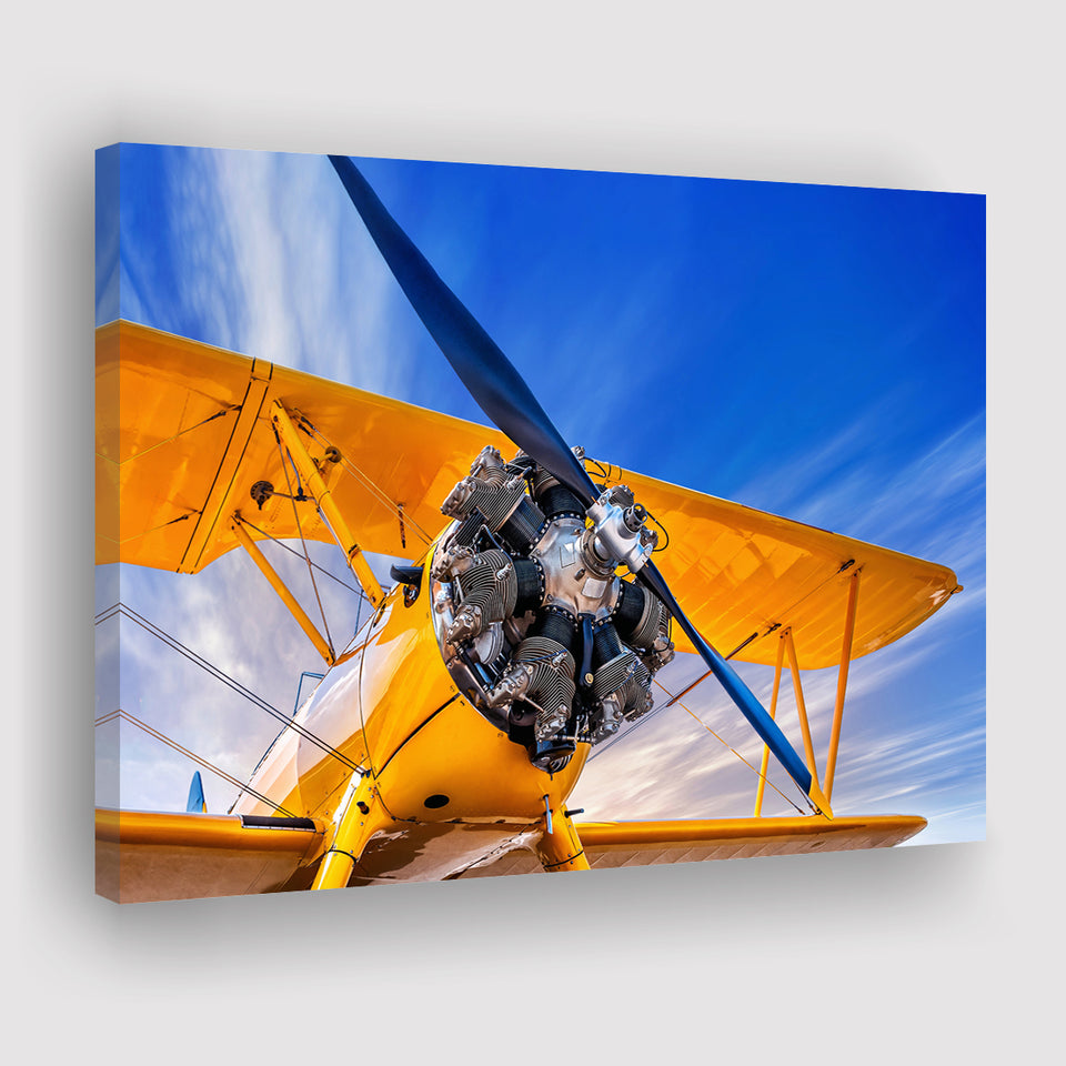 9831 Historical Aircraft Scrap Canvas Prints Wall Art Decor - Painting Canvas, Art Prints, Ready to Hang