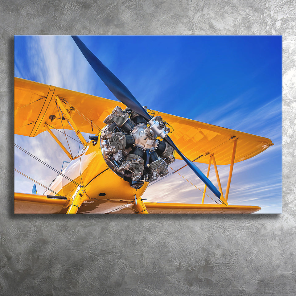 9831 Historical Aircraft Scrap Canvas Prints Wall Art Decor - Painting Canvas, Art Prints, Ready to Hang