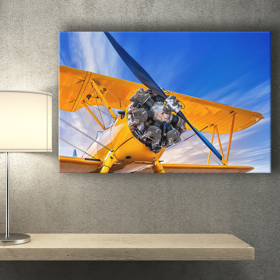 9831 Historical Aircraft Scrap Canvas Prints Wall Art Decor - Painting Canvas, Art Prints, Ready to Hang