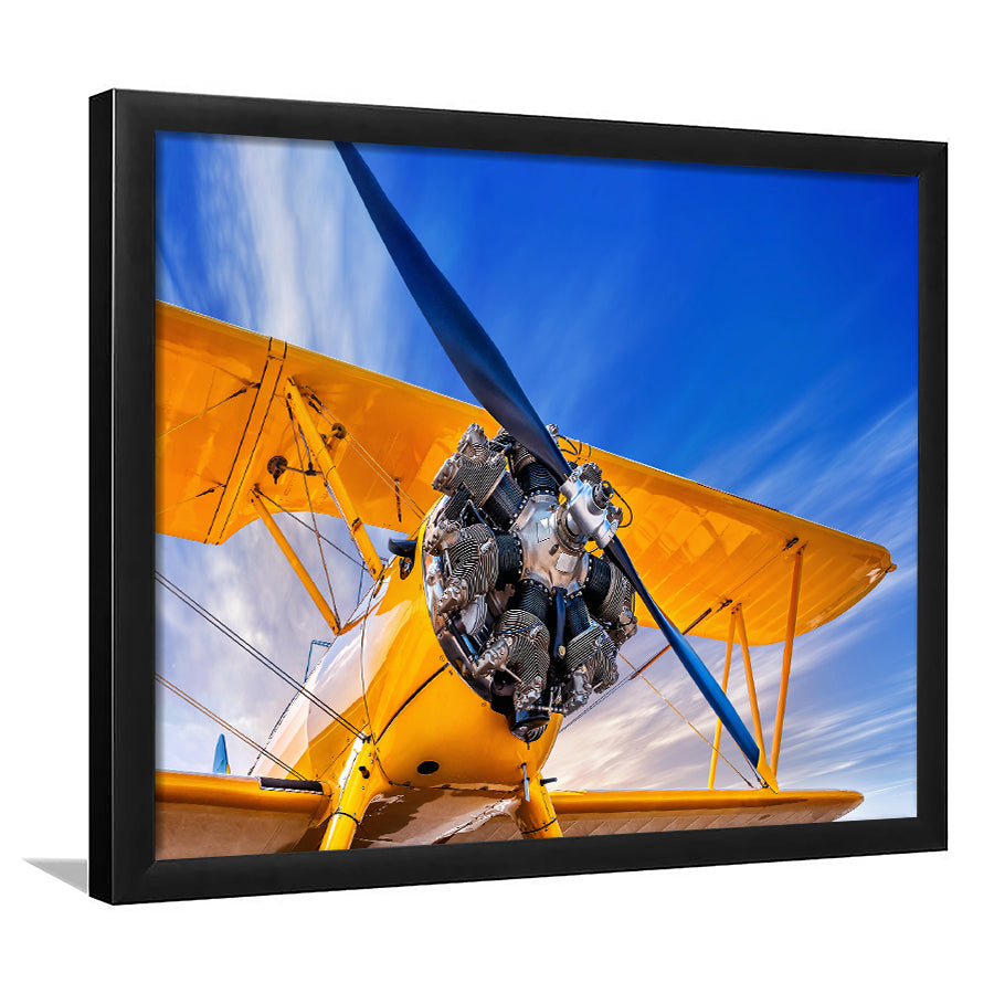 9831 Historical Aircraft Scrap Framed Art Prints Wall Decor - Painting Art, Framed Picture, Ready to Hang