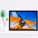 9831 Historical Aircraft Scrap Framed Art Prints Wall Decor - Painting Art, Framed Picture, Ready to Hang