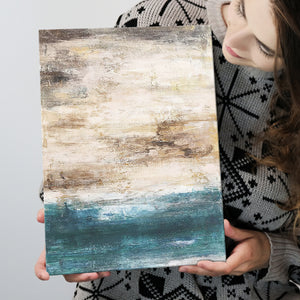 Abstract Beach Painting Canvas Prints Wall Art - Painting Canvas, Wall Decor, Home Decor, Prints for Sale