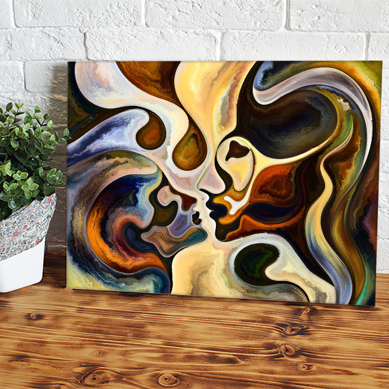 Couple Abstract Design Abstract Couple Art