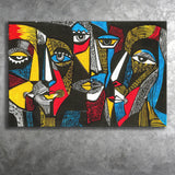 Abstract Faces Landscape Canvas Prints Wall Art Home Decor - Painting Canvas, Ready to hang
