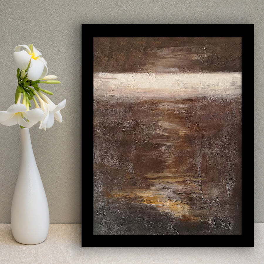 Abstract Ocean Painting Framed Art Prints Wall Decor - Painting Art, Home Decor, Black Frame, Prints for Sale