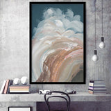 Abstract Sea Framed Art Prints Wall Decor - Painting Art, Home Decor, Black Frame, Prints for Sale