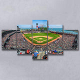 ATT Ballpark Stadium Canvas Prints Oracle Park Wall Art,Multi Panels,Sport Stadium Art Prints, Fan Gift