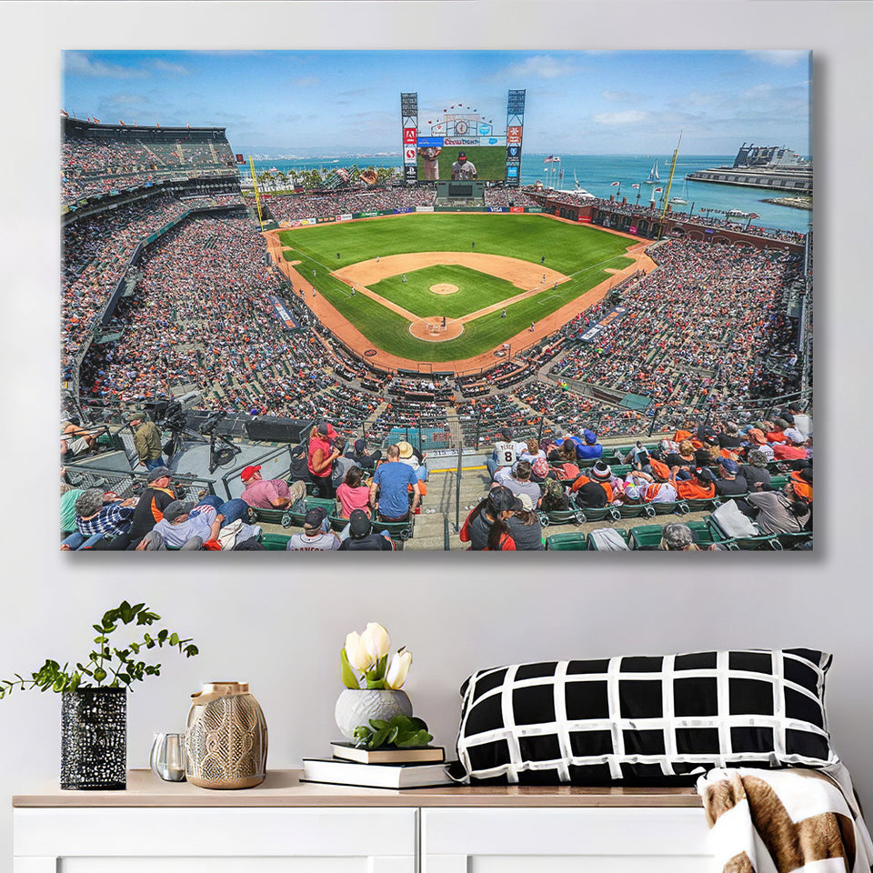 San Francisco Giants Baseball Stadiums 5 Pieces Canvas Prints Wall Art –  UnixCanvas