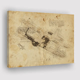 A Beechcraft Model B17R Staggerwing In Flight Canvas Prints Wall Art - Painting Canvas, Painting Prints, Wall Home Decor, Prints for Sale