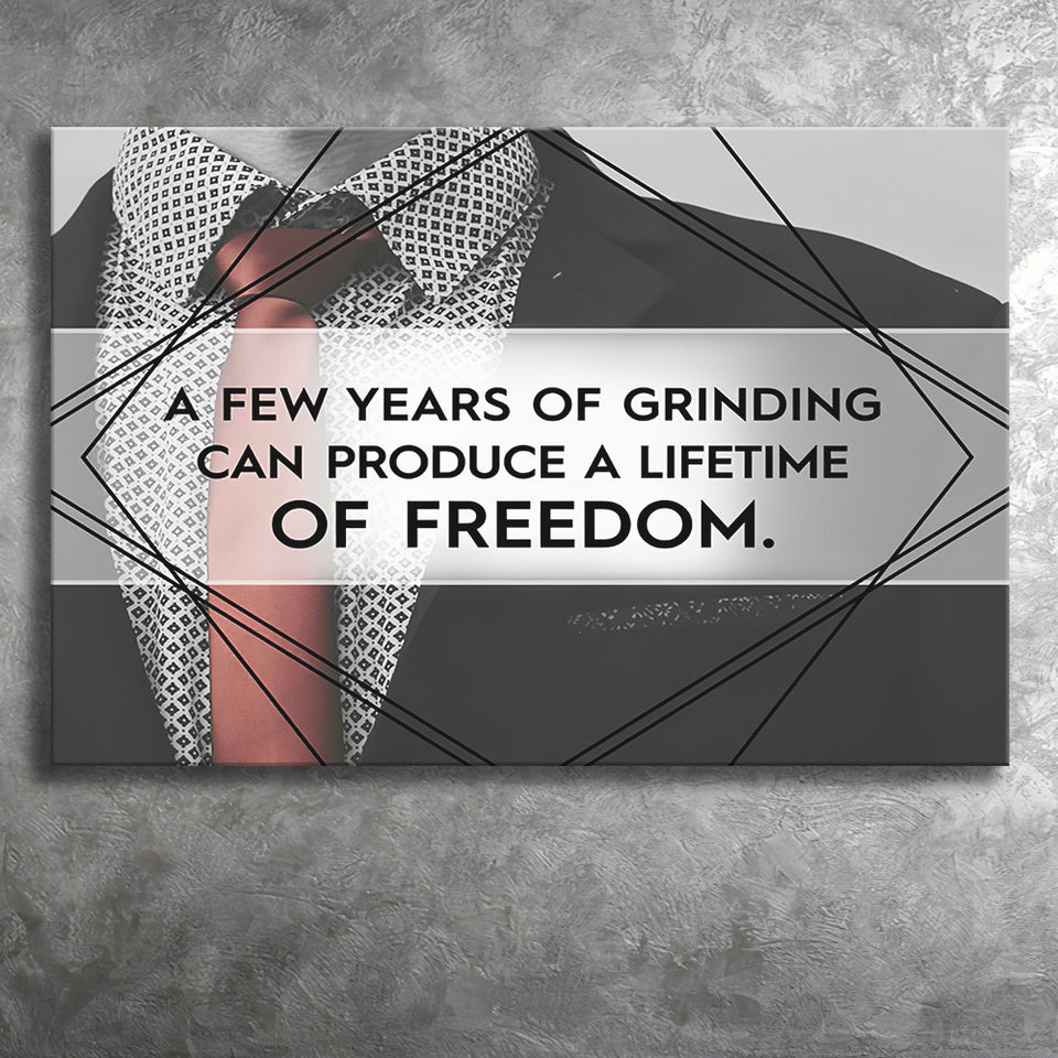 A Few Years Of Grinding Canvas Prints Wall Art - Painting Canvas,Office Business Motivation Art, Wall Decor