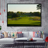 A Public Golf Course In Farmingdale New York Hosting Pga Championship Tournaments Framed Canvas Prints Wall Art