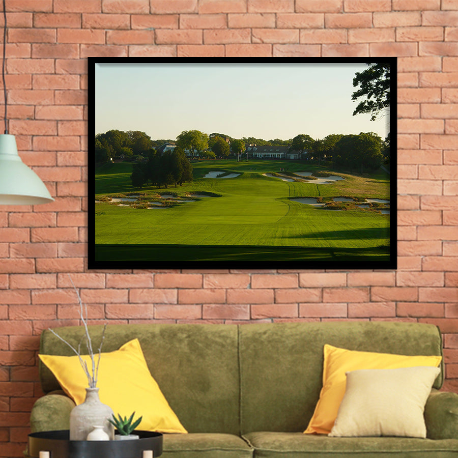 A Public Golf Course In Farmingdale New York Hosting Pga Championship Tournaments Framed Art Prints Wall Art Decor