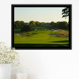 A Public Golf Course In Farmingdale New York Hosting Pga Championship Tournaments Framed Canvas Prints Wall Art