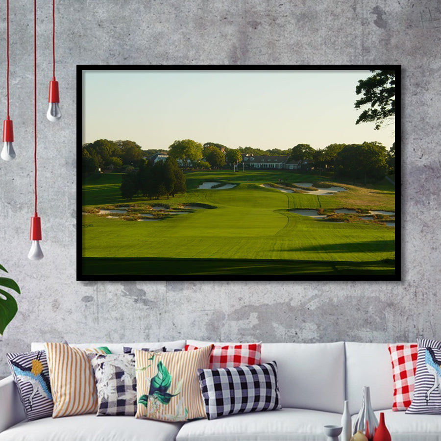 A Public Golf Course In Farmingdale New York Hosting Pga Championship Tournaments Framed Art Prints Wall Art Decor