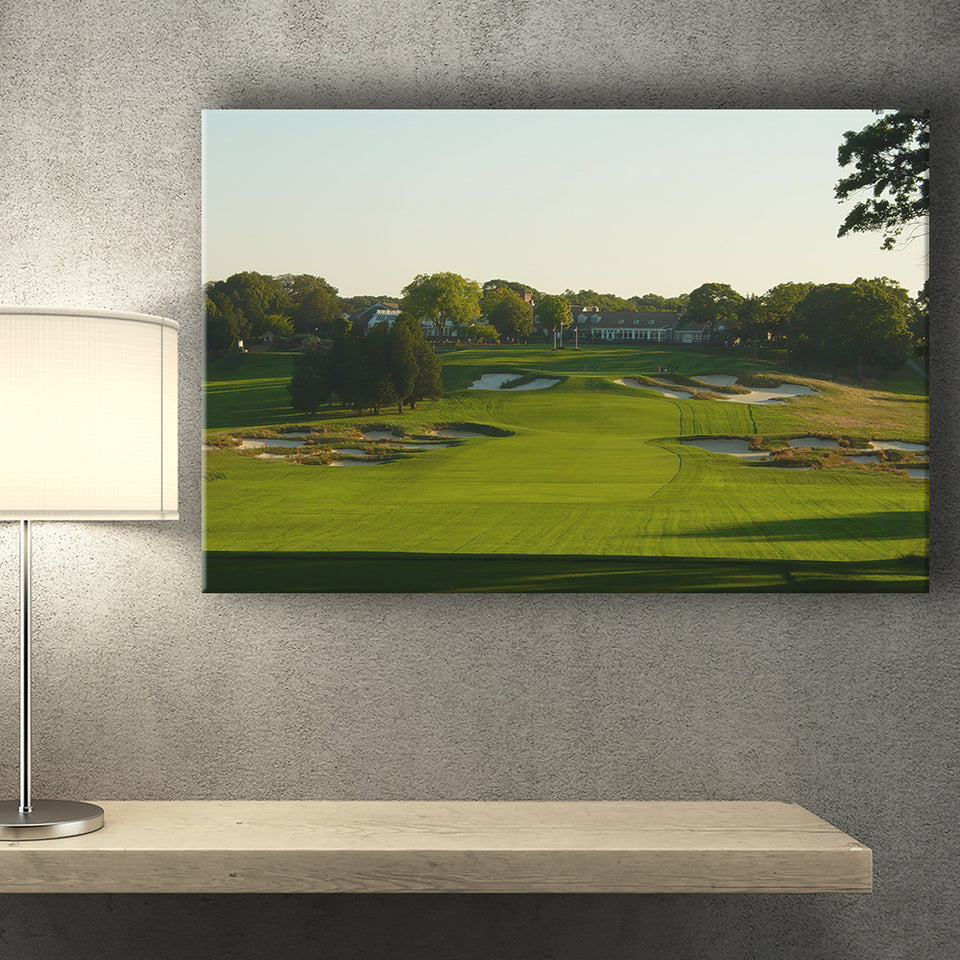 A Public Golf Course In Farmingdale New York Hosting Pga Championship Tournaments Canvas Prints Wall Art - Painting Canvas, Art Prints