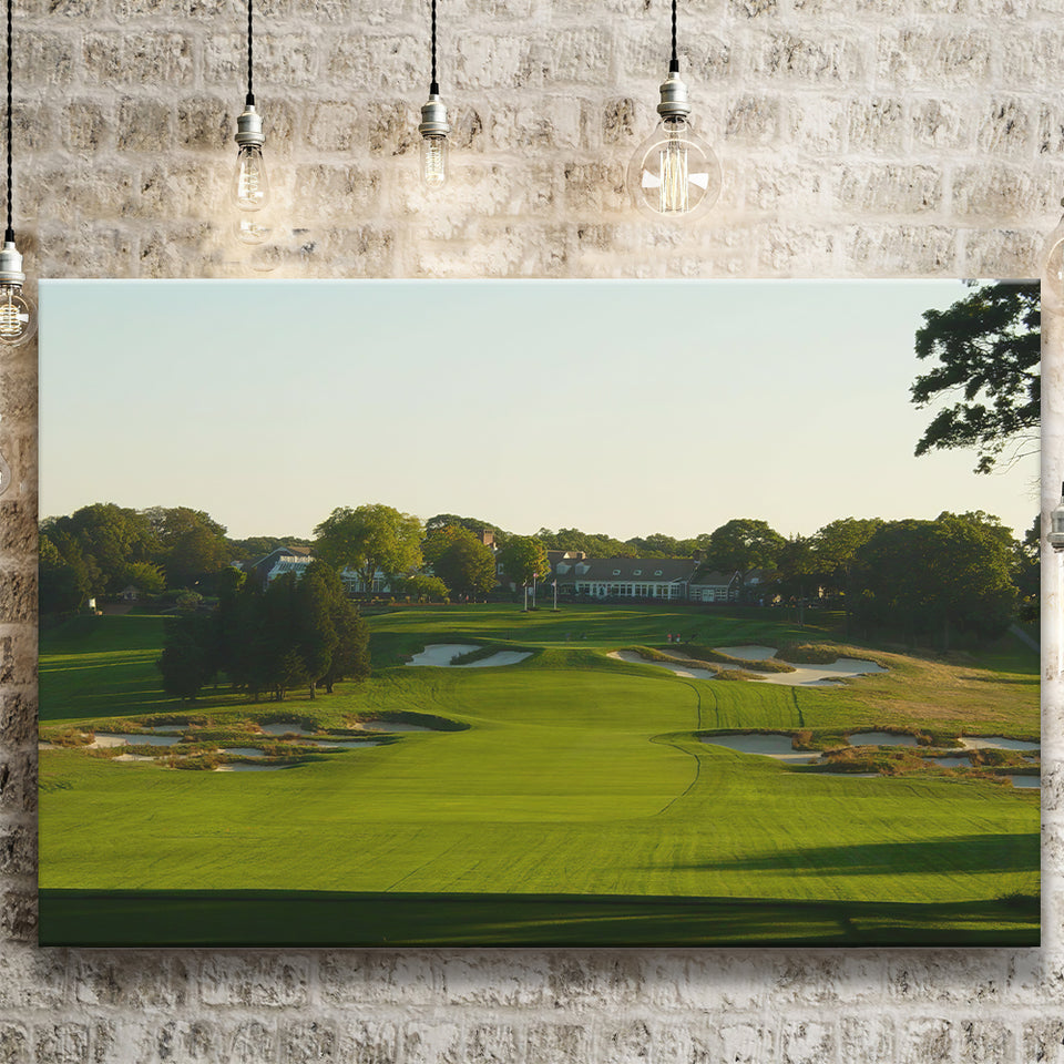 A Public Golf Course In Farmingdale New York Hosting Pga Championship Tournaments Canvas Prints Wall Art - Painting Canvas, Art Prints