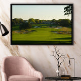 A Public Golf Course In Farmingdale New York Hosting Pga Championship Tournaments Framed Canvas Prints Wall Art