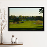 A Public Golf Course In Farmingdale New York Hosting Pga Championship Tournaments Framed Canvas Prints Wall Art