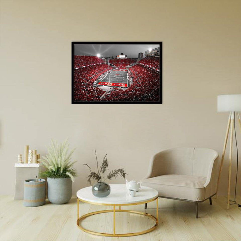 A Scarlet Stage-Sport Art, Art Print, Frame Art,Plexiglass Cover