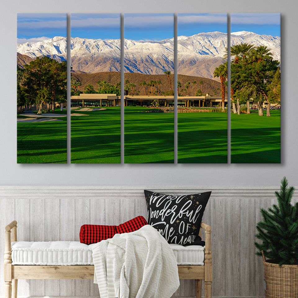 Tamarisk Country Club Golf Courses, 5 Panels Extra Large Canvas Prints Wall Art Decor