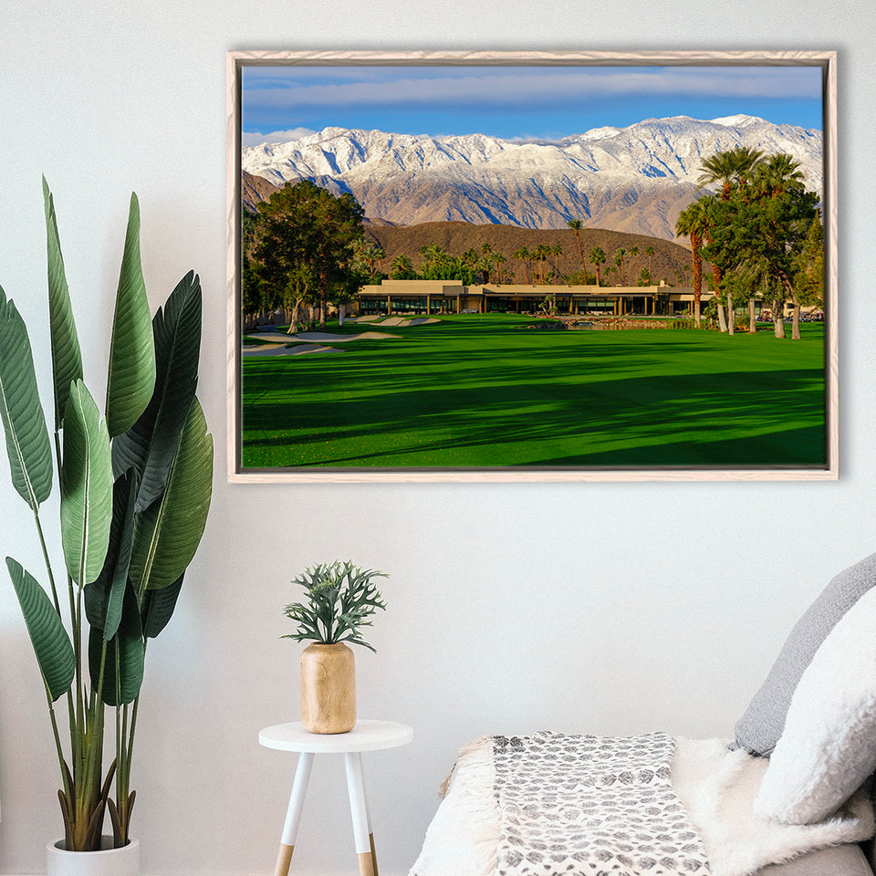 Tamarisk Country Club Golf Courses, Golf Art Print, Framed Canvas Prints Wall Art Decor, Floating Frame