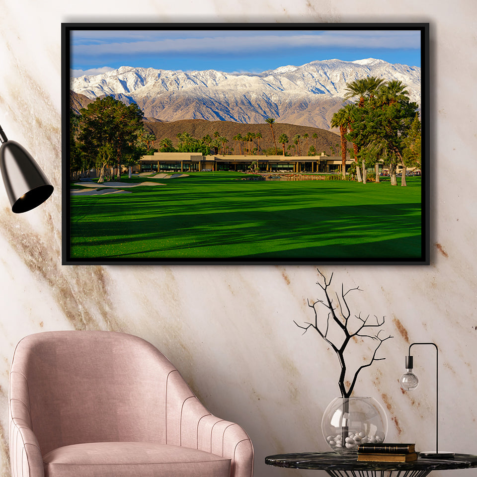 Tamarisk Country Club Golf Courses, Golf Art Print, Framed Canvas Prints Wall Art Decor, Floating Frame