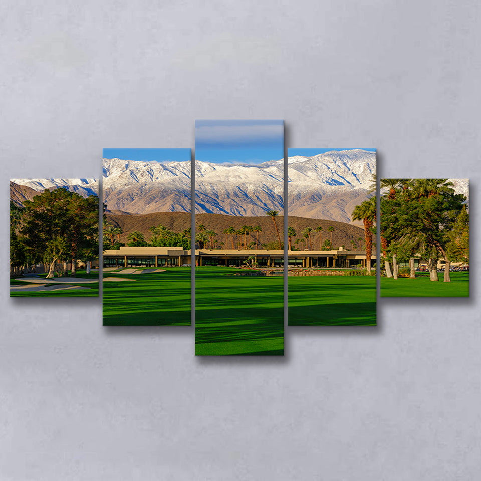 Tamarisk Country Club Golf Courses, Golf Art Print, 5 Panels Canvas Prints Wall Art Decor